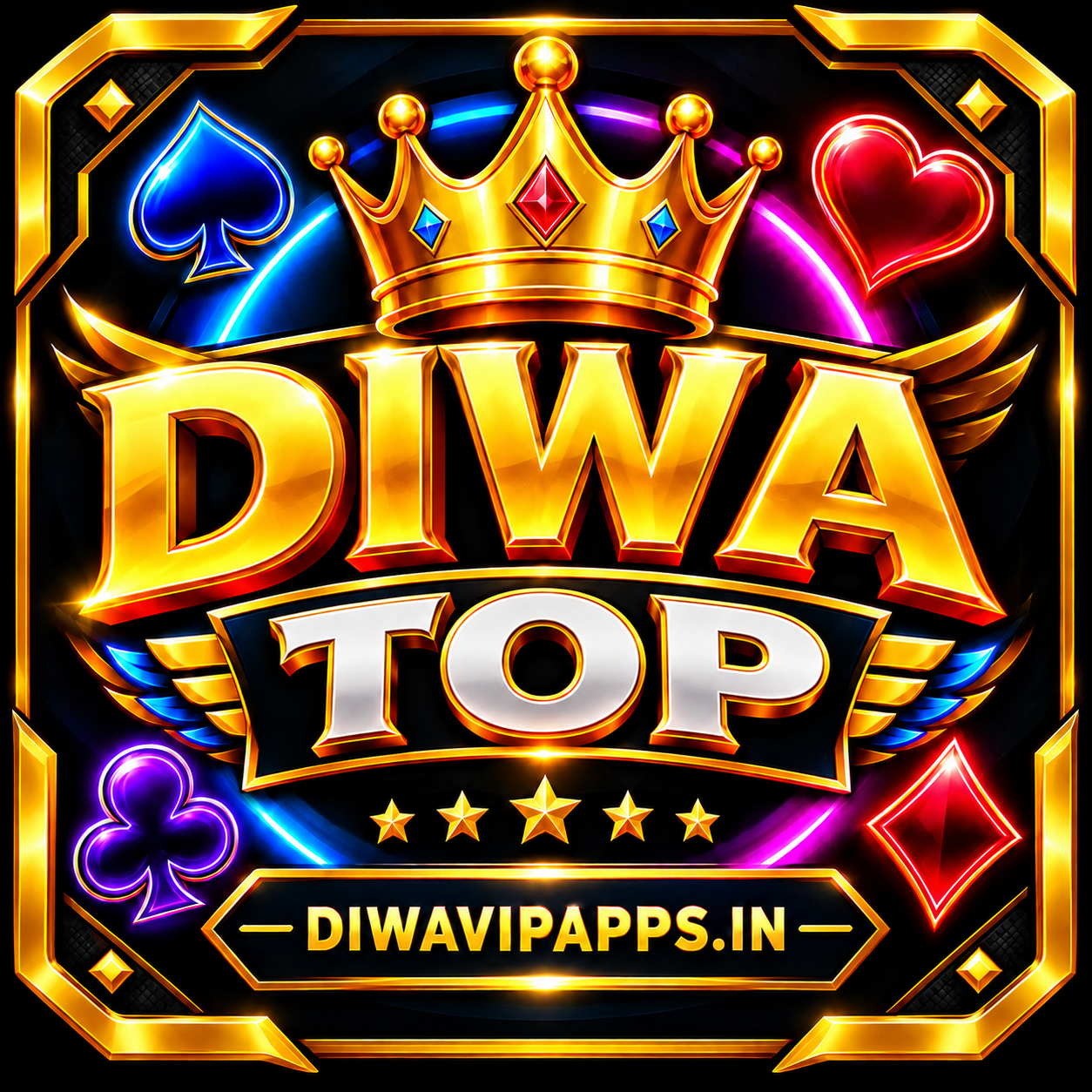 Diwa Top Neon Gaming Crown